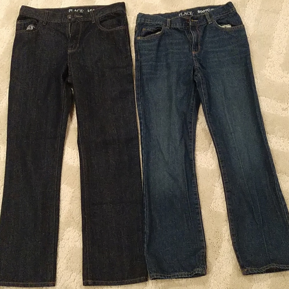 2 pair boys jeans